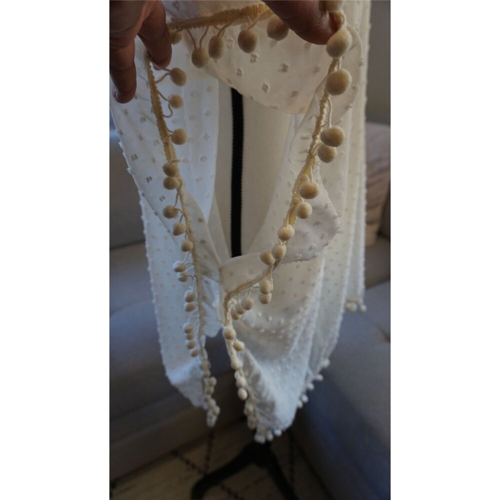 Coverup Bathing Suit Bikini Tassels Beach Top - Size O/S - Picture 8 of 8